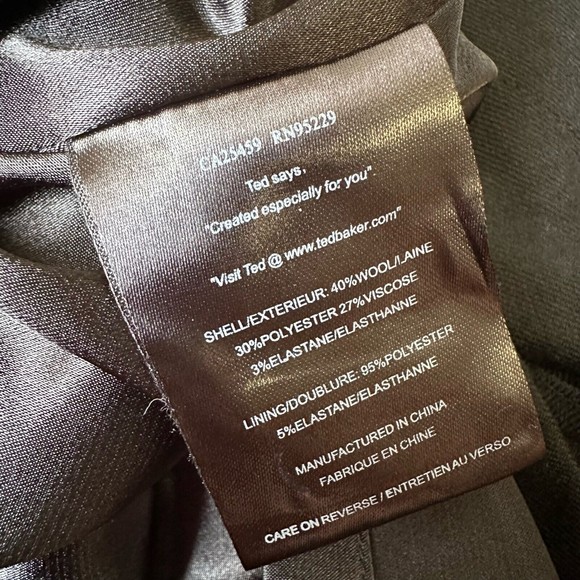 TED BAKER LONDON Lined Ruffled Tiered Mini Skirt in Black - Picture 8 of 9